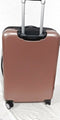 $340 London Fog Southbury ii 25" Hard Expandable Spinner Luggage Suitcase ROSE