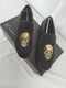 INC Concepts Men's Nova Velvet Slippers Fashion Black Embellished Shoes 10.5 US