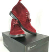 $109 New INC Concepts Men's Salem Velvet Chukka Boots Lace up Red 10 US - evorr.com