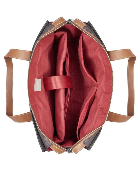 $320 New Delsey Chatelet Plus Shoulder Tote Bag Brown Large Carry On