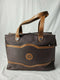$320 New Delsey Chatelet Plus Shoulder Tote Bag Brown Large Carry On