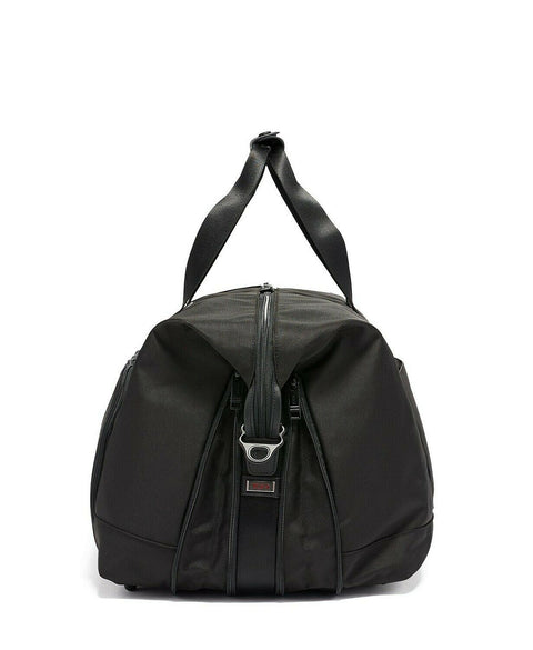 $425 New TUMI Alpha 3 Double Expansion Travel Satchel Bag Large Black Carry oN