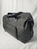 $425 New TUMI Alpha 3 Double Expansion Travel Satchel Bag Large Black Carry oN
