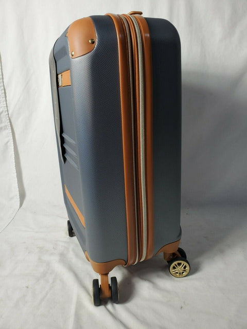 $199 New V19.69 Italia Retro 20" Expandable Hard Case Spinner Luggage Carry on