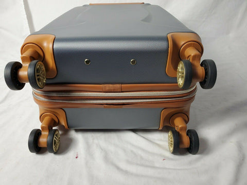 $199 New V19.69 Italia Retro 20" Expandable Hard Case Spinner Luggage Carry on
