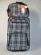 $240 New Rockland 2 PC Carry On Luggage Set Rolling Wheel Suitcase Black Plaids