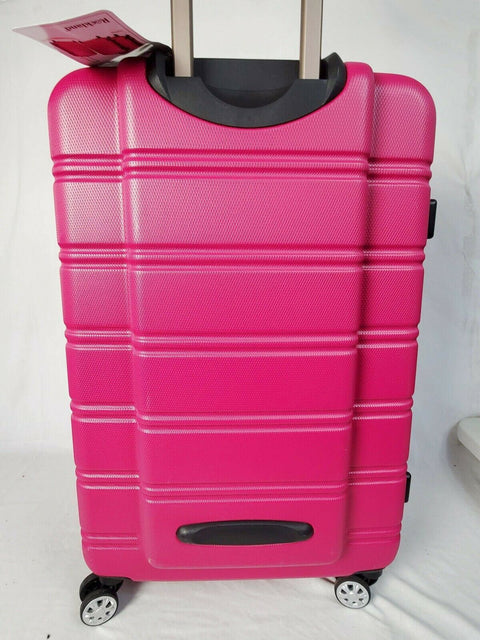 $340 New Rockland Melbourne 28" Hard Expandable Luggage Suitcase Spinner Magenta