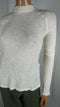 $108 Intimately Free People Women Ivory Long Sleeve High Neck Blouse Top Size S - evorr.com