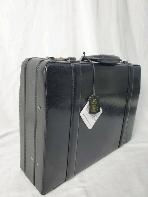 $380 NWT Mancini BUSINESS Expandable Attache Case TSA Locked Briefcase Leather