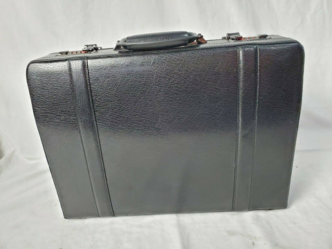 $380 NWT Mancini BUSINESS Expandable Attache Case TSA Locked Briefcase Leather