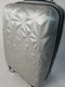 $340 Aimee Kestenberg Geo 20" Hard Expandable Carry On Spinner Luggage Silver