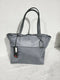 $295 TUMI Voyageur Medium Tote Shoulder Bag Gray Nylon