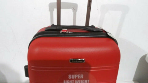 $260 New Rockland Melbourne 20" Carry On Hard Expandable Luggage Suitcase Red