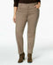 New Style&Co. Women Brown Slim Leg High Rise Jeans Denim Tummy Control Plus 16W