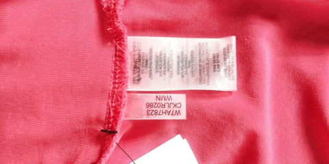$109 Calvin Klein Women's 1/2 Zip Roll Sleeve Orange Stretch Blouse Top Plus 3X - evorr.com