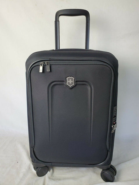 Victorinox Swiss Army Nova Frequent Flyer Soft 22" Carry On Luggage Black - evorr.com