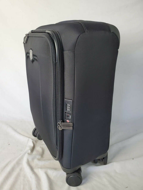 Victorinox Swiss Army Nova Frequent Flyer Soft 22" Carry On Luggage Black - evorr.com