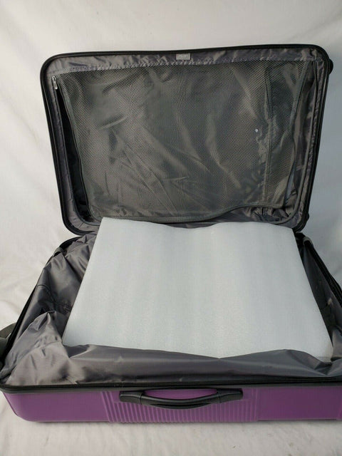 $480 New Delsey Groove DLX Spinner 29" Luggage Suitcase Hard Case Purple Upright