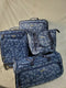 $500 NEW American Tourister FieldBrook XLT 4PC Printed Luggage Set Blue Floral