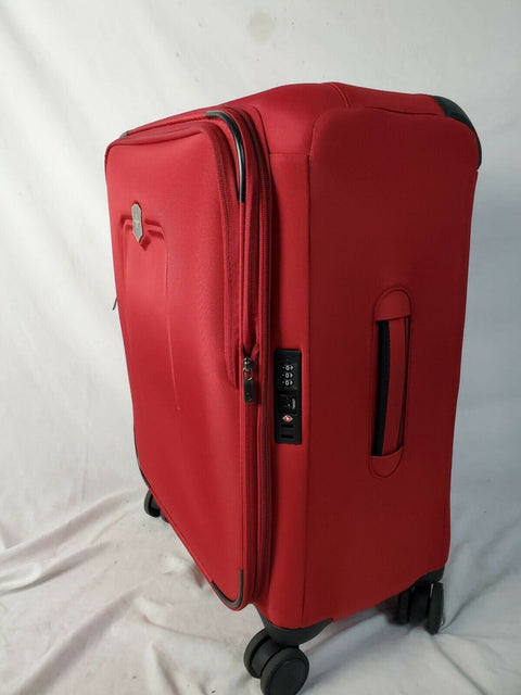 $720 NEW VICTORINOX Swiss Army Nova Medium Soft Red Luggage Suitcase 27"