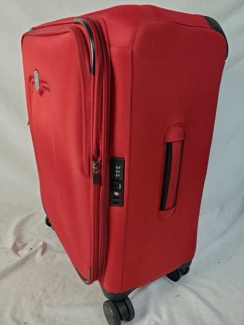 $720 NEW VICTORINOX Swiss Army Nova Medium Soft Red Luggage Suitcase 27"