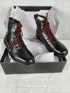 $109 New Bar III Men's Whitaker Leather Boots Lace Up Black Size 9 US - evorr.com