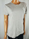 Lauren Ralph Lauren Women Short Sleeve T-Shirt Blouse Top Gray Stretch Jersey XL - evorr.com