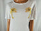 New Carbon Copy Women's Cuffed Short Sleeve Ivpry Scoop Neck Blouse Top Size XL - evorr.com