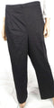 ALFRED DUNNER Women Straight Pull-On Dress Pants Black Elastic Waist Plus 16W - evorr.com