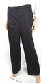 ALFRED DUNNER Women Straight Pull-On Dress Pants Black Elastic Waist Plus 16W - evorr.com