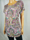 New INC CONCEPTS Women Multi Paisley Short Sleeve Ruched Side Blouse Top Plus 3X - evorr.com