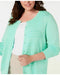 Charter Club Women Long Sleeve Textured Button Cardigan Sweater Top Plus Size 2X - evorr.com