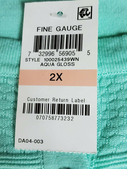 Charter Club Women Long Sleeve Textured Button Cardigan Sweater Top Plus Size 2X - evorr.com