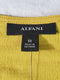 New ALFANI Women Yellow Textured Scoop Sleeveless Asymmetrical Tunic Top Plus 0X