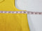 New ALFANI Women Yellow Textured Scoop Sleeveless Asymmetrical Tunic Top Plus 0X