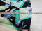 Alfani Womens V-Neck Blue Digital Floral Printed Ruffle Trim Blouse Top Plus 16W