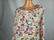 New Tommy Hilfiger Womens Long Sleeve White Multi Floral Trim Blouse Top Plus 2X - evorr.com
