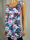New Ideology Womens Scoop Neck Printed Blouse Top T Shirt Side Knot Plus Size 2X - evorr.com