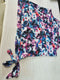 New Ideology Womens Scoop Neck Printed Blouse Top T Shirt Side Knot Plus Size 2X - evorr.com