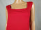 New Karen Scott Womens Sleeveless Square Neck Cotton Red Tank Blouse Top Plus 3X