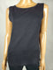 New Karen Scott Women's Sleeveless Boat Neck Cotton Black Tank Blouse Top Size M - evorr.com