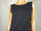 New Karen Scott Women's Sleeveless Boat Neck Cotton Black Tank Blouse Top Size M - evorr.com
