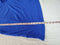 Karen Scott Women's Elbow Sleeve Boat -Neck Ultra Blue Cotton Blouse Top Plus 3X - evorr.com
