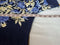 New Karen Scott Women's Elbow Sleeve Boat Neck Blue Printed Flowers Blouse Top S