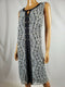$79 JM Collection Women's Sleeveless Printed Stretch Studded Slit Dress Plus 2X