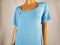 Style&Co. Women's Blue Short Sleeve Scoop Neck Swing Tunic Dress Stretch Plus 2X - evorr.com