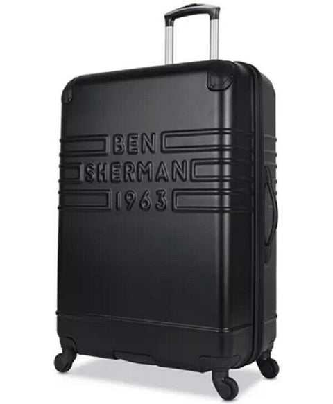 $480 New Ben Sherman Ripon 28" Hard Case Spinner Luggage Suitcase Black