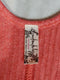 Intimately Free People Women's V-Neck Sleeveless Striped Blouse Tank Top Pink S - evorr.com