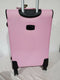 $280 New Rockland 28" Large Luggage Spinner Suitcase Pink Leopard Lightweight