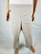 $99 ALFANI Women Capri Cropped Stretch Pants Beige Skinny Leg Tummy Control 24W